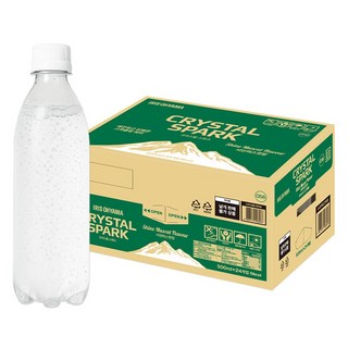 아이리스 크리스탈 스파크 제로 탄산음료 샤인머스캣향 무라벨, 24개, 500ml 대표 이미지 - 제로 탄산음료 추천