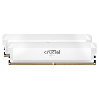 마이크론 Crucial DDR5 6400 CL38 PRO Overclocking 화이트 패키지 16GB + 16GB 램 데스크탑용 CP2K16G64C38U5W, 1개