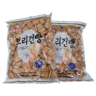 마트코리아 고소한 간식용 보리건빵, 550g, 2개