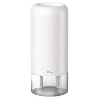 알리사 숲속안개 미니 초음파 사무용 무선 탁상용 충전식 가습기 700ml + 필터 4p 세트, AH1, 화이트