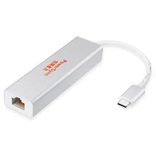 PowerSync 包爾星克 Type-C 轉千兆網卡 + 3埠 USB3.0 集線器 10cm, 1個, CUBCGBROS001