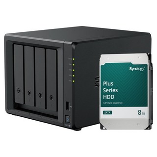 시놀로지 4베이 NAS DS425+ + 하드 HAT3320-8T 세트, NAS(DS425+), 하드(HAT3320-8T)
