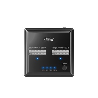랜스타 M.2 SSD 듀얼 복제 도킹 스테이션 LS-NVDOC-N, 1개
