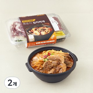 마이셰프 묵은지 김치찌개 밀키트 2인분, 755g, 2개