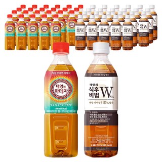 코카콜라 태양의마테차 24p + 태양의 식후비법 W차 24p, 1세트, 500ml