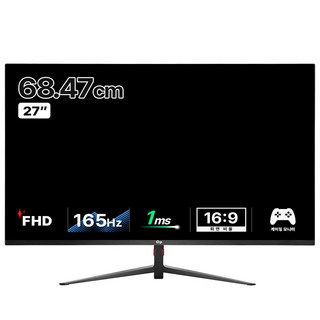 크로스오버 FHD 오버파워 277GK4 리얼 165 게이밍 모니터, 68.5cm, 277GK4(무결점)