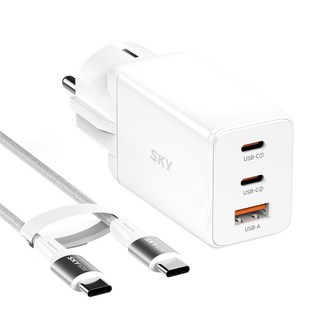 SKY 필 GE10 GaN 65W 고속충전기