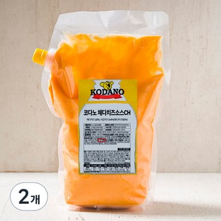 코다노 체다치즈소스 CH, 2kg, 2개