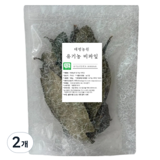 태평농원 유기농 비파잎, 100g, 2개