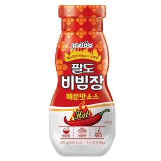 팔도 매운 비빔장 소스 200g (1개) 매운냉면 팔도 매운 비빔장 소스 200g (1개) 매운냉면