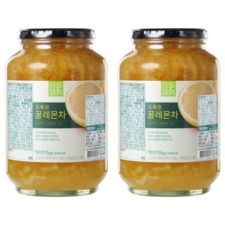 초록원 꿀레몬차, 2kg, 1개입, 2개
