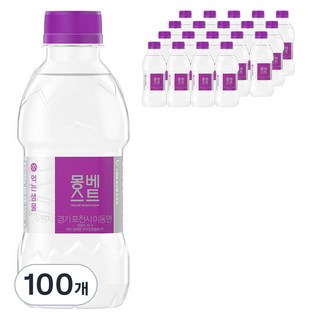 몽베스트 생수, 330ml, 100개