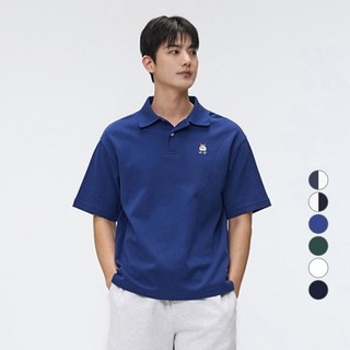 스파오 남성용 우디 소프트코튼 칼라 티셔츠 SPHWF24C50