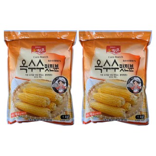 청은 옥수수맛전분, 1kg, 2개