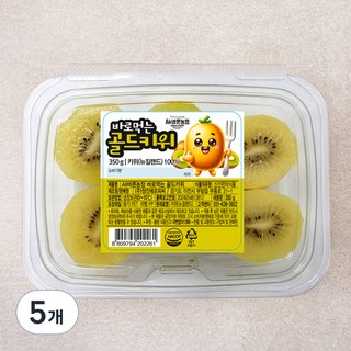 All바른농장 바로먹는 골드키위, 350g, 5개