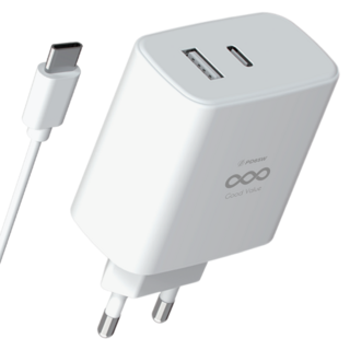 굿밸류 65W 초고속 PD 충전기 2포트 + C to C PD 케이블 세트, 화이트 솔루엠65w 굿밸류 65W 초고속 PD 충전기 2포트 + C to C PD 케이블 세트, 화이트 솔루엠65w