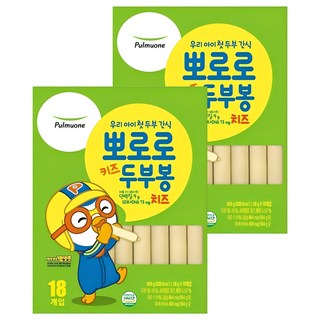 풀무원 뽀로로 키즈 두부봉 치즈