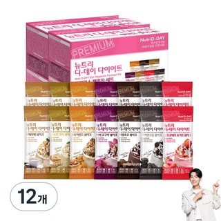 뉴트리디데이 다이어트 쉐이크 해피믹스, 350g, 12개