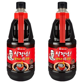 움트리 실장님 잘익은 회 간장, 1.9kg, 2개
