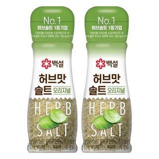 백설 허브맛솔트 오리지널, 50g, 2개