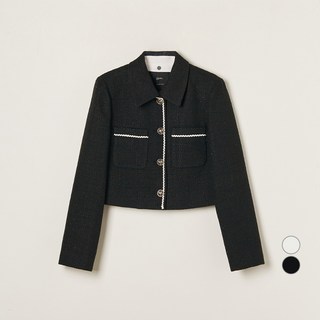 로엠 여성용 카라 트위드 자켓