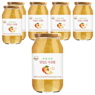 복음자리 사각사각 사과잼, 810g, 6개