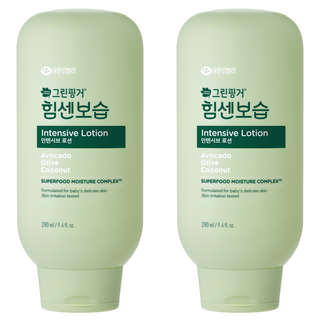 그린핑거 힘센보습 인텐시브 바디로션, 280ml, 2개