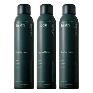 hedn 퍼퓸 스프레이 바디로션 스포틸그린향, 250ml, 3개
