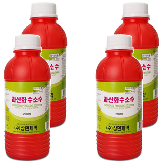 삼현제약 과산화수소수, 4개, 250ml