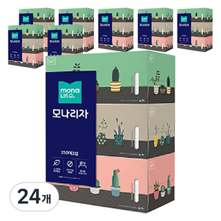 모나리자 미용티슈 2겹, 3개입, 24개
