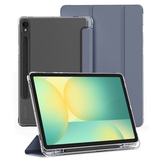 신지모루 클리어 펜슬 수납 태블릿PC 케이스, 라벤더 퍼플, 1개