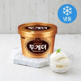 빙그레 투게더 오리지널 바닐라 아이스크림 (냉동), 900ml, 2개