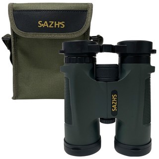 사츠 망원경 10X42 카키 + 가방형 파우치, 42mm