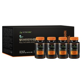 뉴트리코어 멀티비타민 미네랄, 180정, 4개