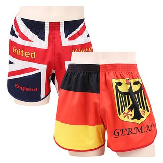 예스플러스 남성용 통기성 캐릭터 만화 국기 트렁크 2종 세트