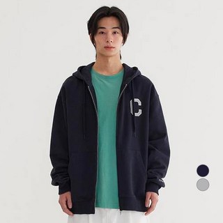커버낫 남녀공용 C 로고 후드 집업
