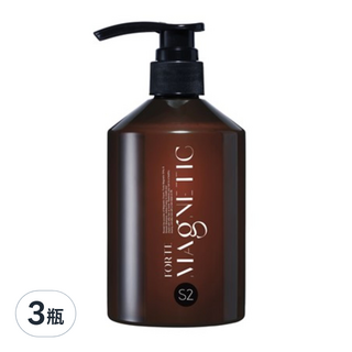 台塑生醫 FORTE Magnetic S2 柔順洗髮精, 3瓶, 500g