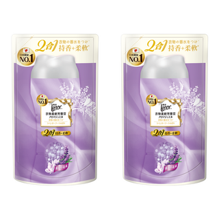 Lenor 蘭諾 台灣公司貨 衣物芳香顆粒香香豆 薰衣草花束, 330ml, 2包