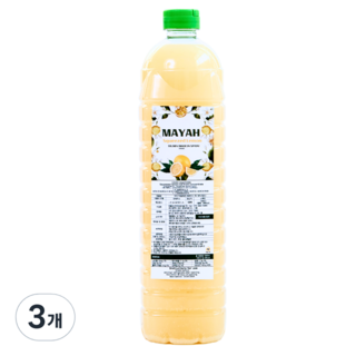 마야 NFC 레몬즙 주스, 3개, 1L