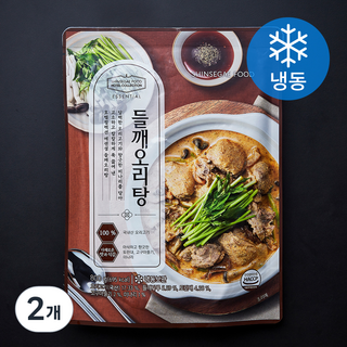 신세계푸드 호텔컬렉션 에센셜 들깨오리탕 (냉동), 800g, 2개