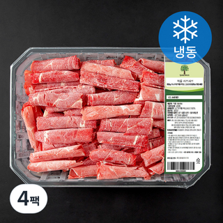 이플원 호주산 척롤 샤브샤브 (냉동), 700g, 4팩