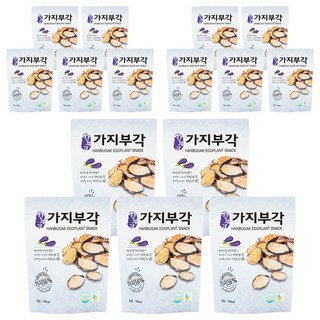 한부각 가지부각, 15개, 30g