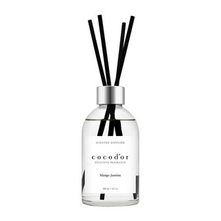 COCODOR 珂珂朵爾 WHITE LABEL系列擴香瓶，簡約瓶裝設計，芒果茉莉香氣，200ml, 芒果茉莉, 1組