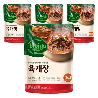 비비고 육개장, 500g, 4개