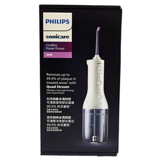 PHILIPS 飛利浦 sonicare 高效四象水流電動牙線機 HX3826/31，溫和不傷牙齦，徹底清潔，三段式沖牙力度, 白色