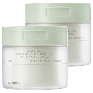 셀리맥스 지우개 시카 바하 블레미쉬 토너 패드 170ml, 60매입, 2개
