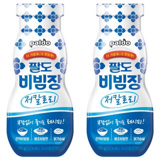 팔도 비빔장 저칼로리, 185g, 2개