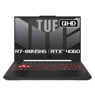 에이수스 2024 TUF GAMING A15 라이젠7 라이젠 8000 시리즈 지포스 RTX 4060, 메카 그레이, 512GB, 16GB, Free DOS, FA507UV-HQ095