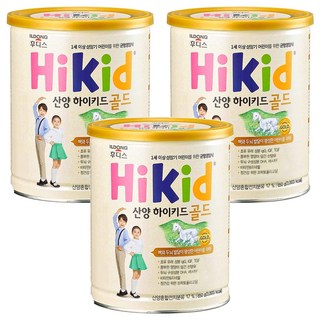 하이키드 산양 골드 분유, 650g, 3개
