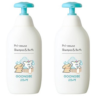 궁중비책 프리뮨 유아용 샴푸 앤 바스, 350ml, 2개